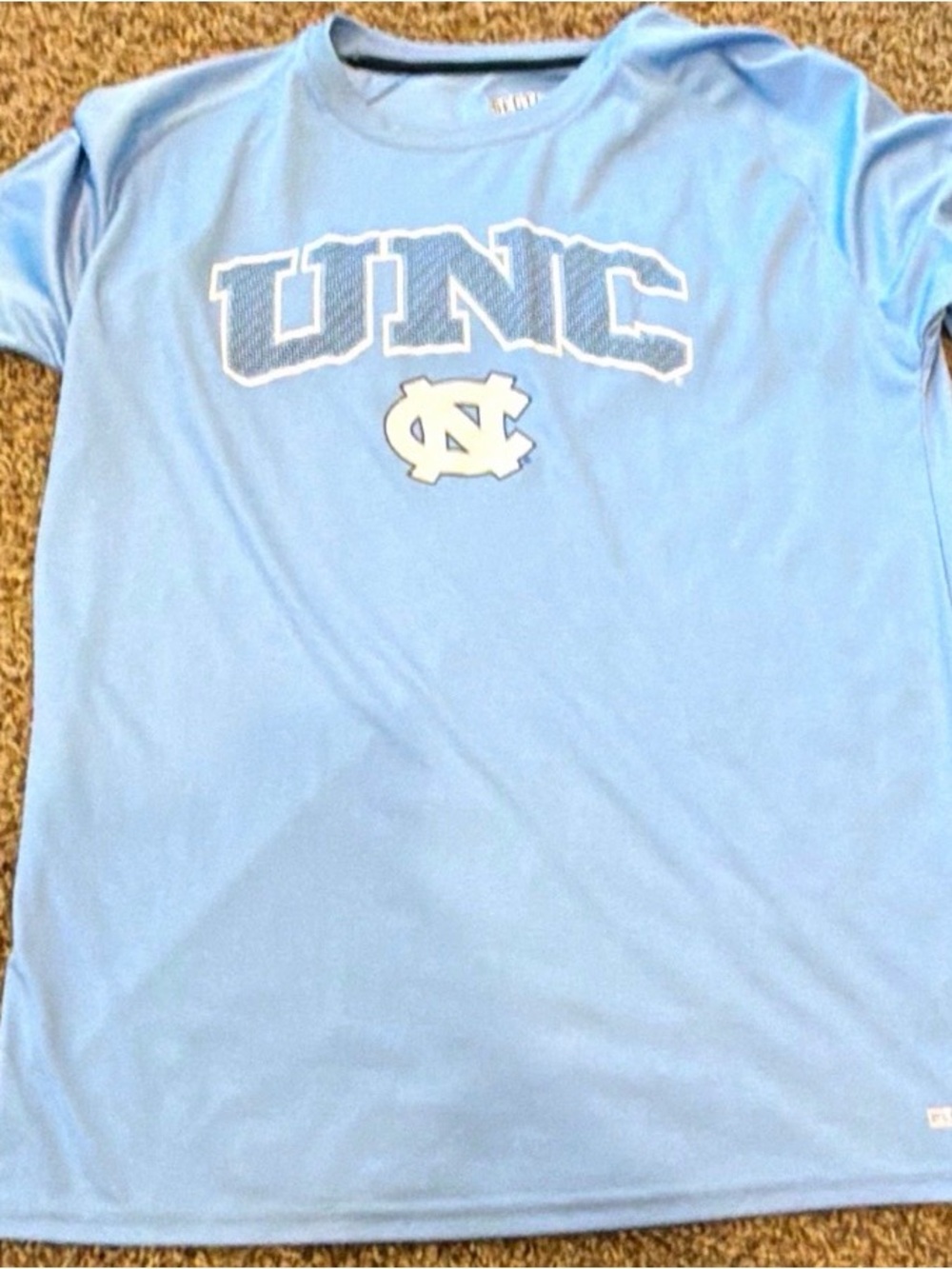 Majestic UNC Light Blue Performance Tee